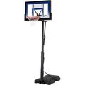 Lifetime LifetimeÂ Courtside Portable Basketball Hoop W/ 48" Clear, Fushion Backboard, 48" x 146" 51550